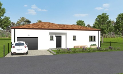 Terrain + Maison neuve de 106 m² à Bouaye