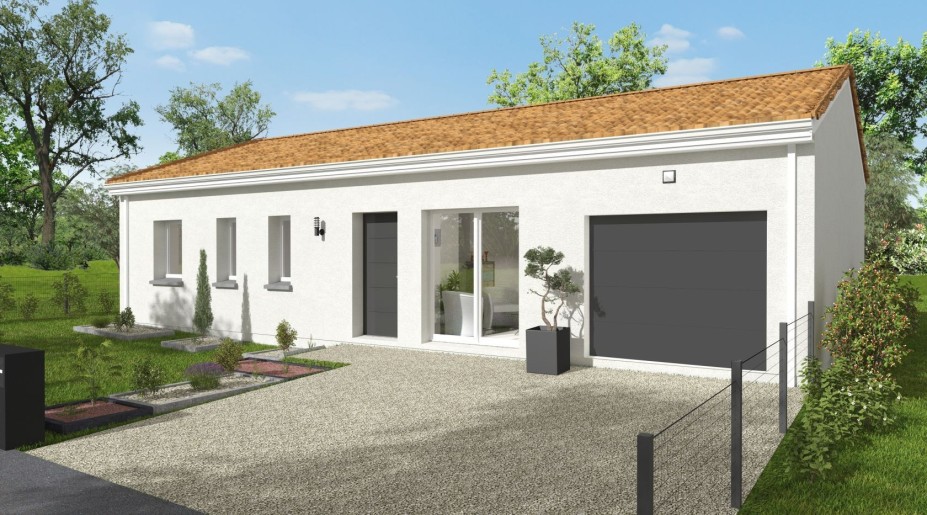 Terrain + Maison neuve de 106 m² à Bouaye