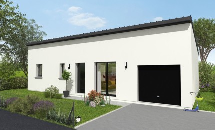 Terrain + Maison neuve de 85 m² à Mouzillon