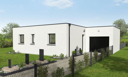 Terrain + Maison neuve de 75 m² à Le Landreau