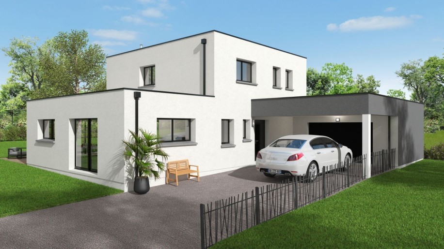 Terrain + Maison neuve de 170 m² à Bouguenais