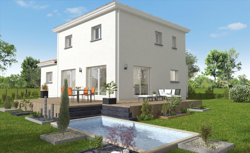 Terrain + Maison neuve de 95 m² à Saint-Étienne-de-Mer-Morte