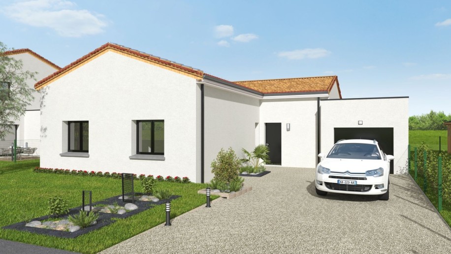 Terrain + Maison neuve de 105 m² à Saint-Julien-de-Concelles
