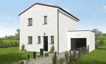 Terrain + Maison neuve de 105 m² à Le Landreau
