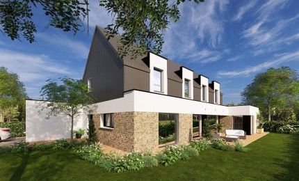 Terrain + Maison neuve de 227 m² à Baden