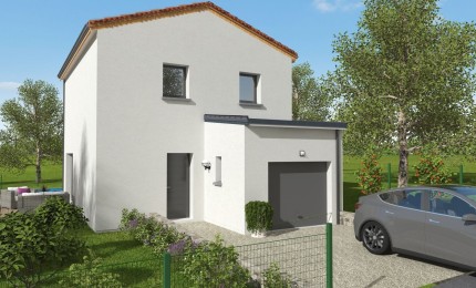 Terrain + Maison neuve de 90 m² à Les Sorinières