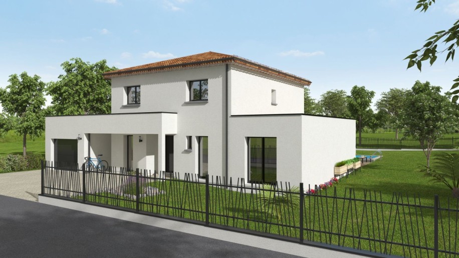 Terrain + Maison neuve de 140 m² à Les Sorinières