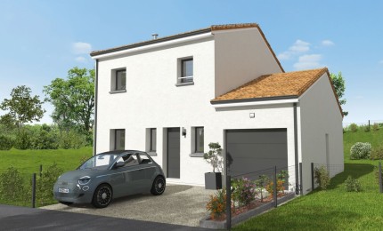 Terrain + Maison neuve de 104 m² à Vertou