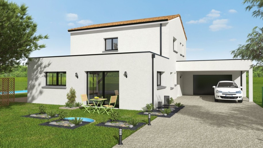 Terrain + Maison neuve de 170 m² à Saint-Aignan-Grandlieu