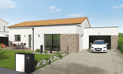 Terrain + Maison neuve de 105 m² à Saint-Aignan-Grandlieu