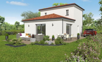 Terrain + Maison neuve de 104 m² à Vertou