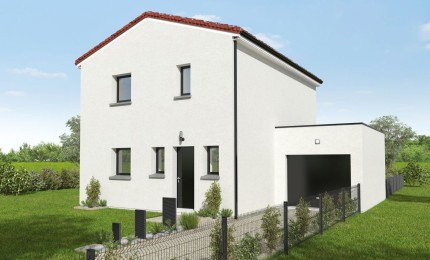 Terrain + Maison neuve de 105 m² à Bouaye