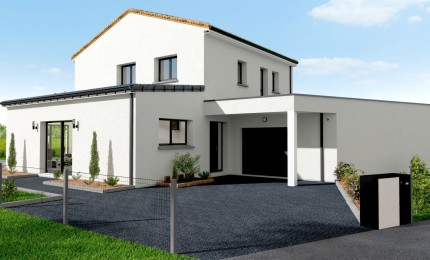 Terrain + Maison neuve de 150 m² à Vertou