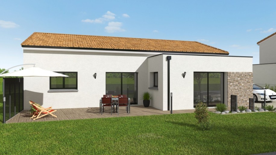 Terrain + Maison neuve de 105 m² à Saint-Aignan-Grandlieu