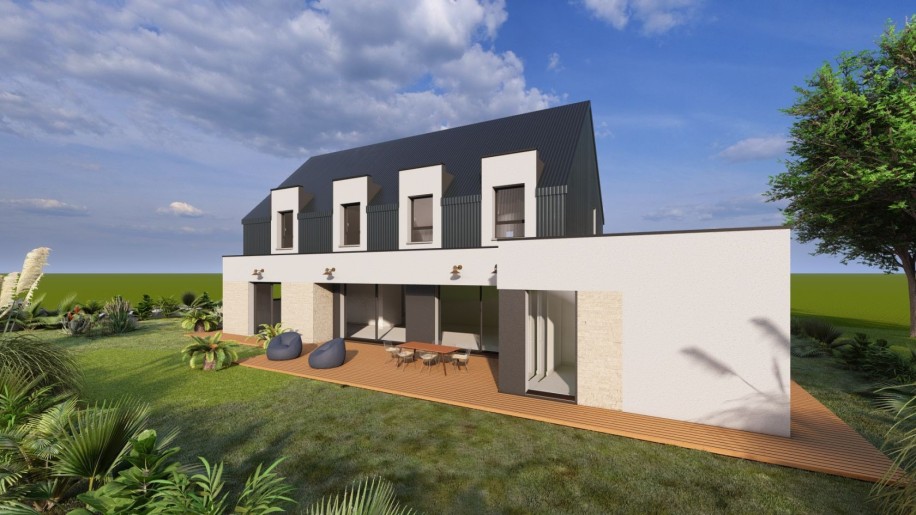 Terrain + Maison neuve de 210 m² à Saint-Fiacre-sur-Maine