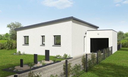 Terrain + Maison neuve de 75 m² à Vertou