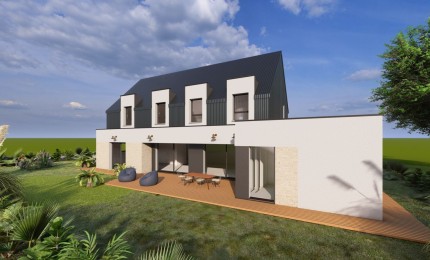 Terrain + Maison neuve de 210 m² à Saint-Fiacre-sur-Maine