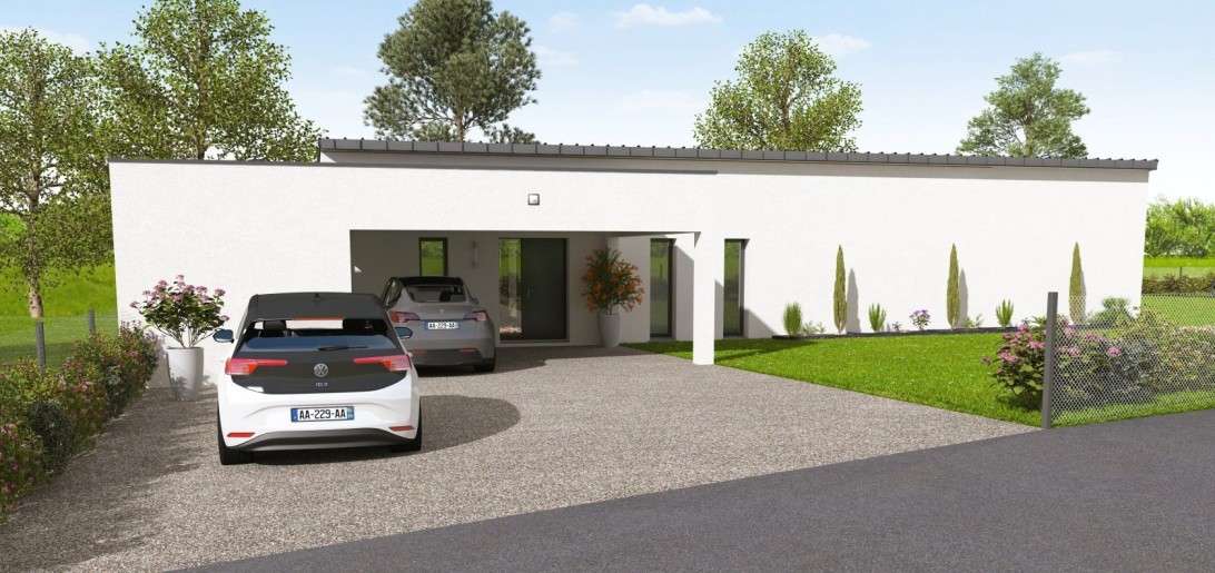 Terrain + Maison neuve de 159 m² à Vertou