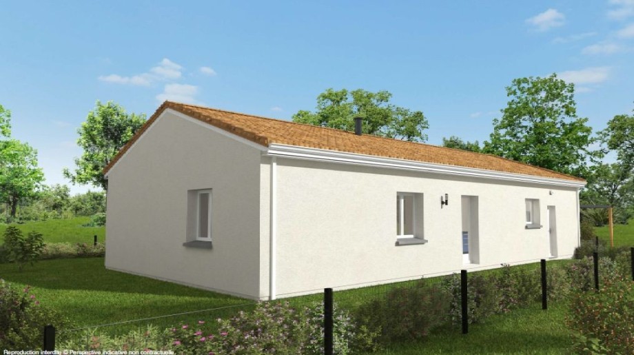 Terrain + Maison neuve de 94 m² à Geneston