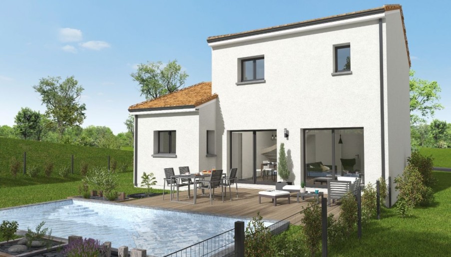 Terrain + Maison neuve de 104 m² à Haute-Goulaine