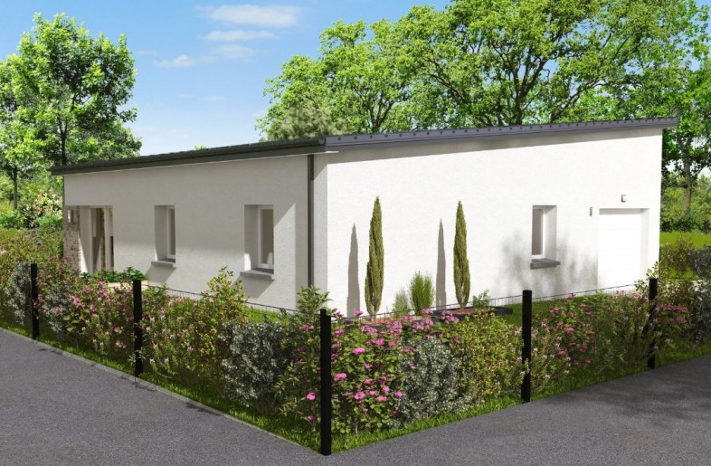 Terrain + Maison neuve de 84 m² à Gétigné