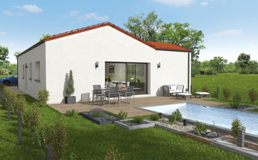 Terrain + Maison neuve de 113 m² à Gétigné