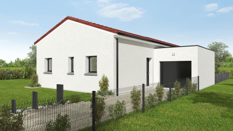 Terrain + Maison neuve de 75 m² à Les Sorinières