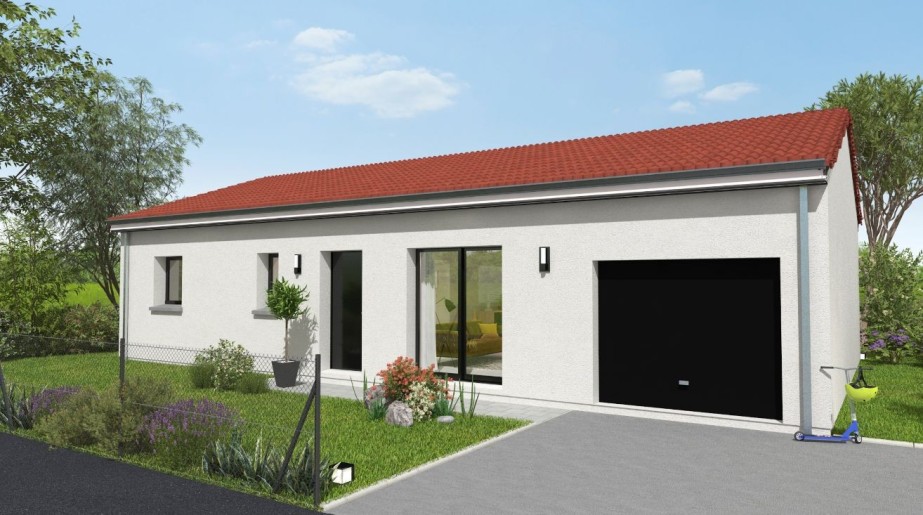 Terrain + Maison neuve de 85 m² à Les Sorinières