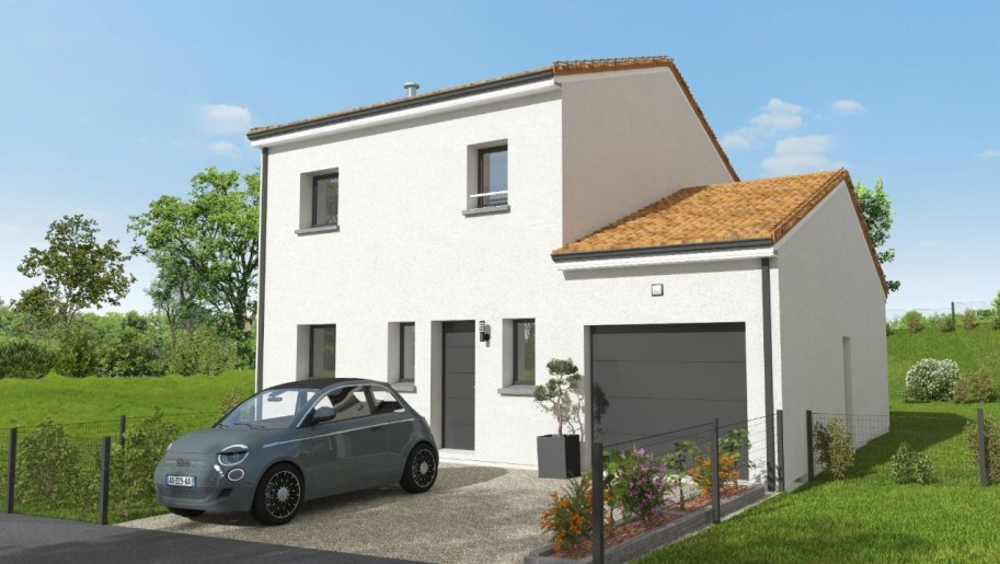 Terrain + Maison neuve de 104 m² à Haute-Goulaine