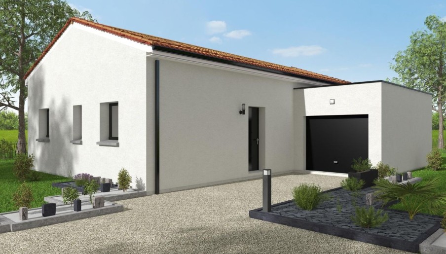 Terrain + Maison neuve de 85 m² à Les Sorinières