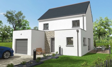 Terrain + Maison neuve de 109 m² à Saint-Jean-de-Linières