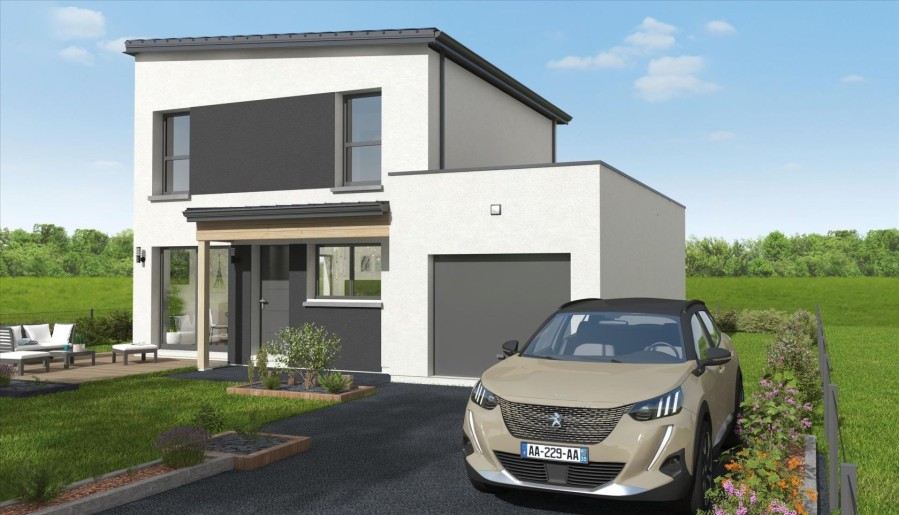 Terrain + Maison neuve de 94 m² à Bouaye