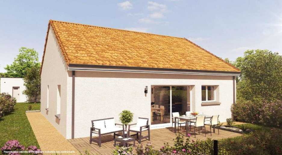 Terrain + Maison neuve de 71 m² à Saint-Fiacre-sur-Maine