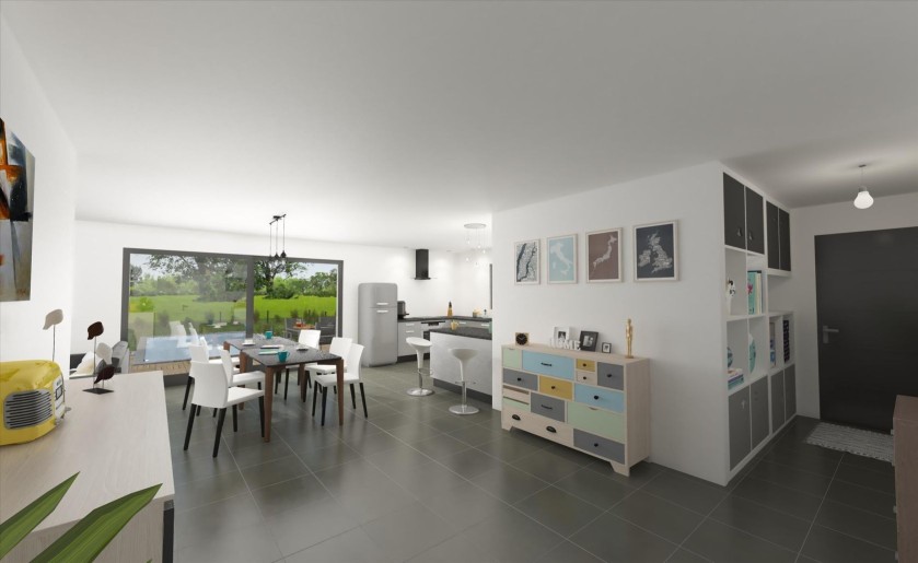 Terrain + Maison neuve de 113 m² à Les Sorinières