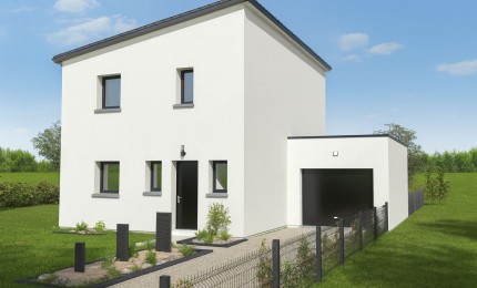 Terrain + Maison neuve de 105 m² à Guignen