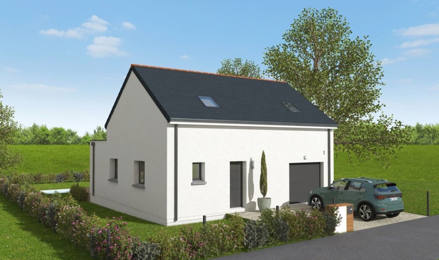 Terrain + Maison neuve de 98 m² à Saint-Méen-le-Grand
