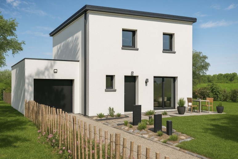 Terrain + Maison neuve de 85 m² à Saint-Aubin-des-Landes
