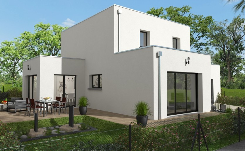 Terrain + Maison neuve de 109 m² à Chavagne