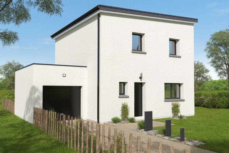 Terrain + Maison neuve de 95&nbsp;m² à Le Petit-Fougeray