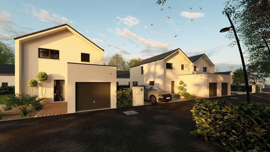 Terrain + Maison neuve de 103&nbsp;m² à Guipry-Messac