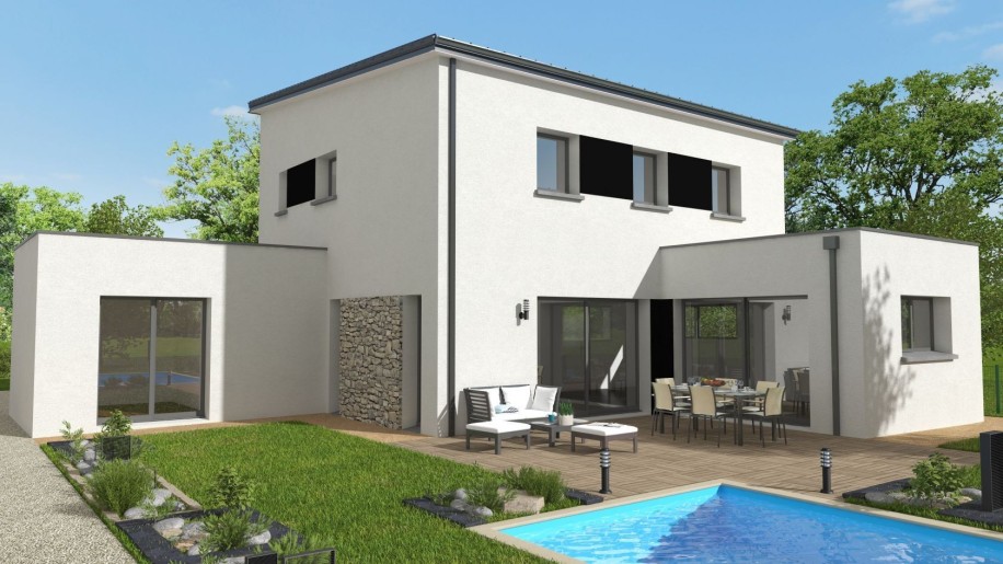 Terrain + Maison neuve de 144&nbsp;m² à Goven