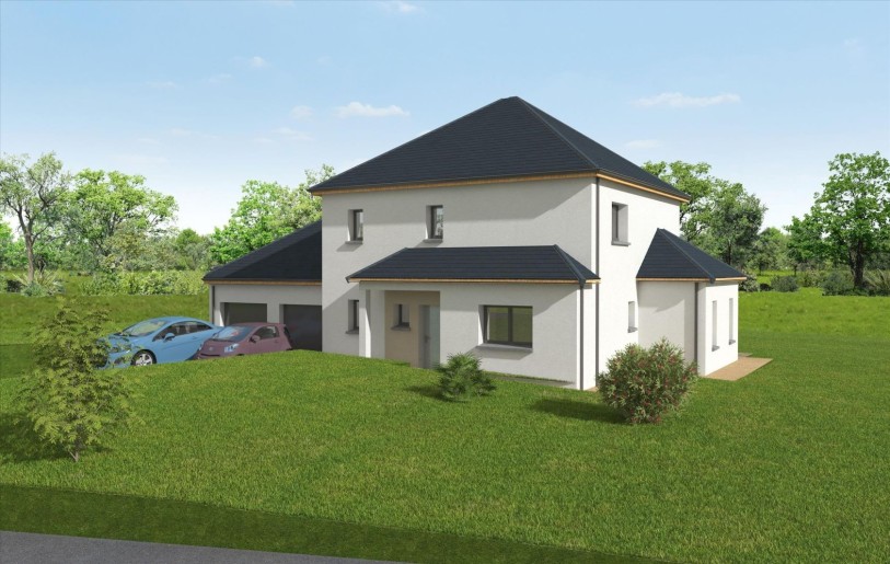 Terrain + Maison neuve de 134&nbsp;m² à Cardroc