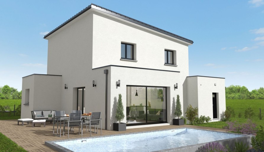 Terrain + Maison neuve de 117&nbsp;m² à Saint-Aubin-d'Aubigné
