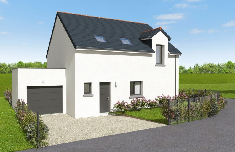 Terrain + Maison neuve de 120&nbsp;m² à Cardroc
