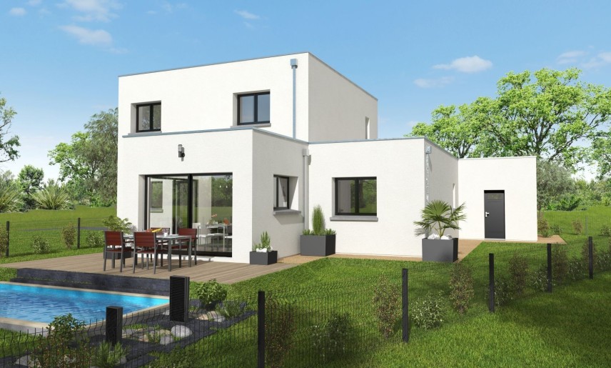 Terrain + Maison neuve de 85&nbsp;m² à Saint-Aubin-des-Landes