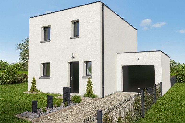 Terrain + Maison neuve de 95&nbsp;m² à Crevin