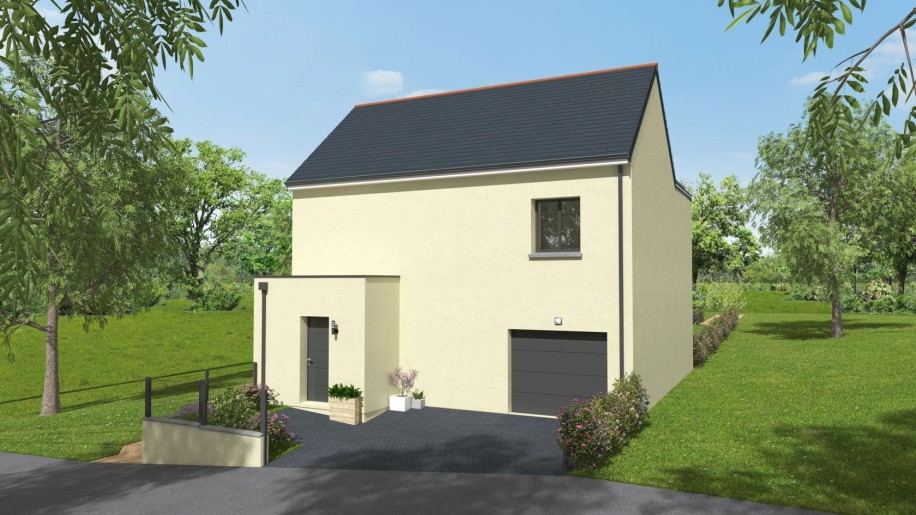 Terrain + Maison neuve de 114&nbsp;m² à Bain-de-Bretagne