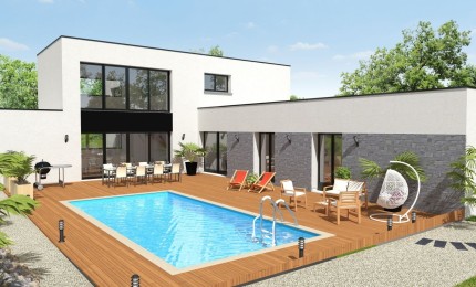 Terrain + Maison neuve de 218&nbsp;m² à Bruz