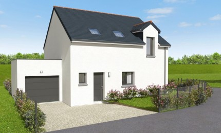 Terrain + Maison neuve de 120&nbsp;m² à Ossé