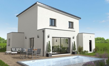 Terrain + Maison neuve de 117&nbsp;m² à Saint-Aubin-d'Aubigné
